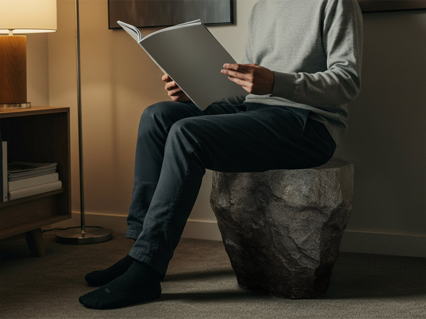 Rock Side Table